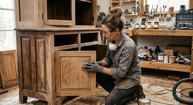 Oak Cabinet Refinishing in Indianapolis, IN