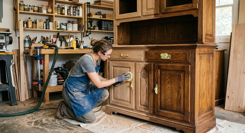 Cupboard Refinishing in Bloomington, IN